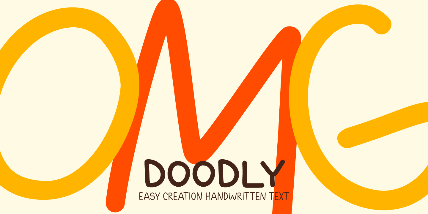 Example font Doodly #2